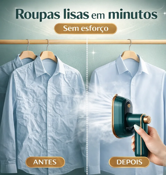 Mini Ferro de Passar Roupa Portátil Compacto | Lumora
