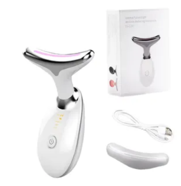 Massageador Facial Recarregável 7 Modos para Rosto e Pescoço | Lumora
