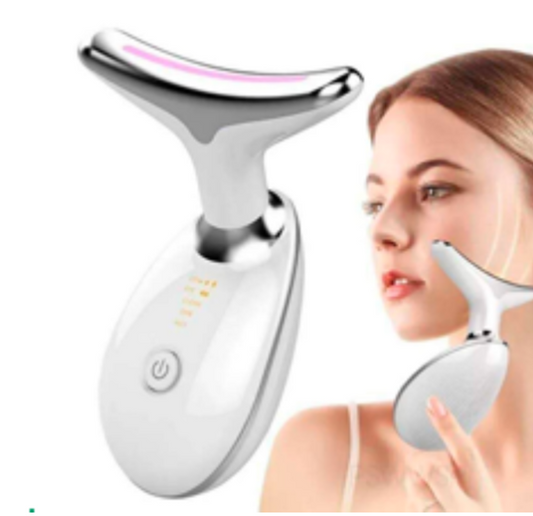 Massageador Facial Recarregável 7 Modos para Rosto e Pescoço | Lumora